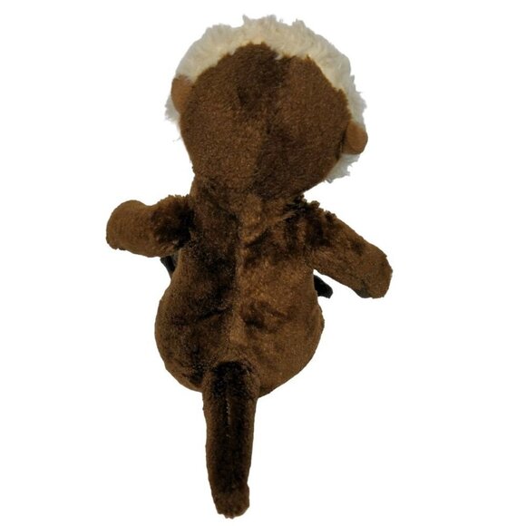 Sea Otter Brown Cream Ocean Marine Plush Stuffed Animal 9.25" - Picture 3 of 6